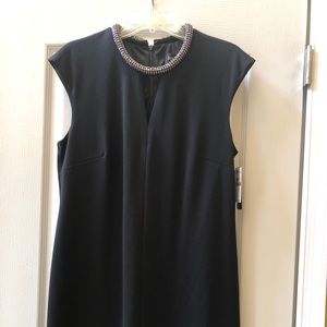 Laundry Black Key Hole Dress